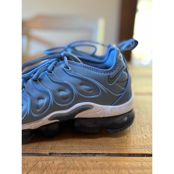 Nike Air Vapormax Plus Work Blue Cool Grey 924453 402 Mens Size 7.5 - Picture 4 of 12